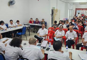 1.3大会進行中之一景。 中國報，星洲日報，南洋商報記者皆有出席報導。